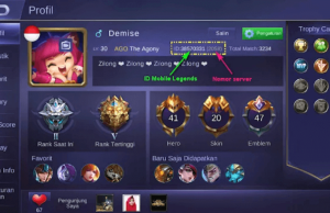 Cara Mengetahui User ID dan Server Region Mobile Legends (MLBB)